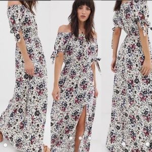Band of gypsies floral maxi peasant dress